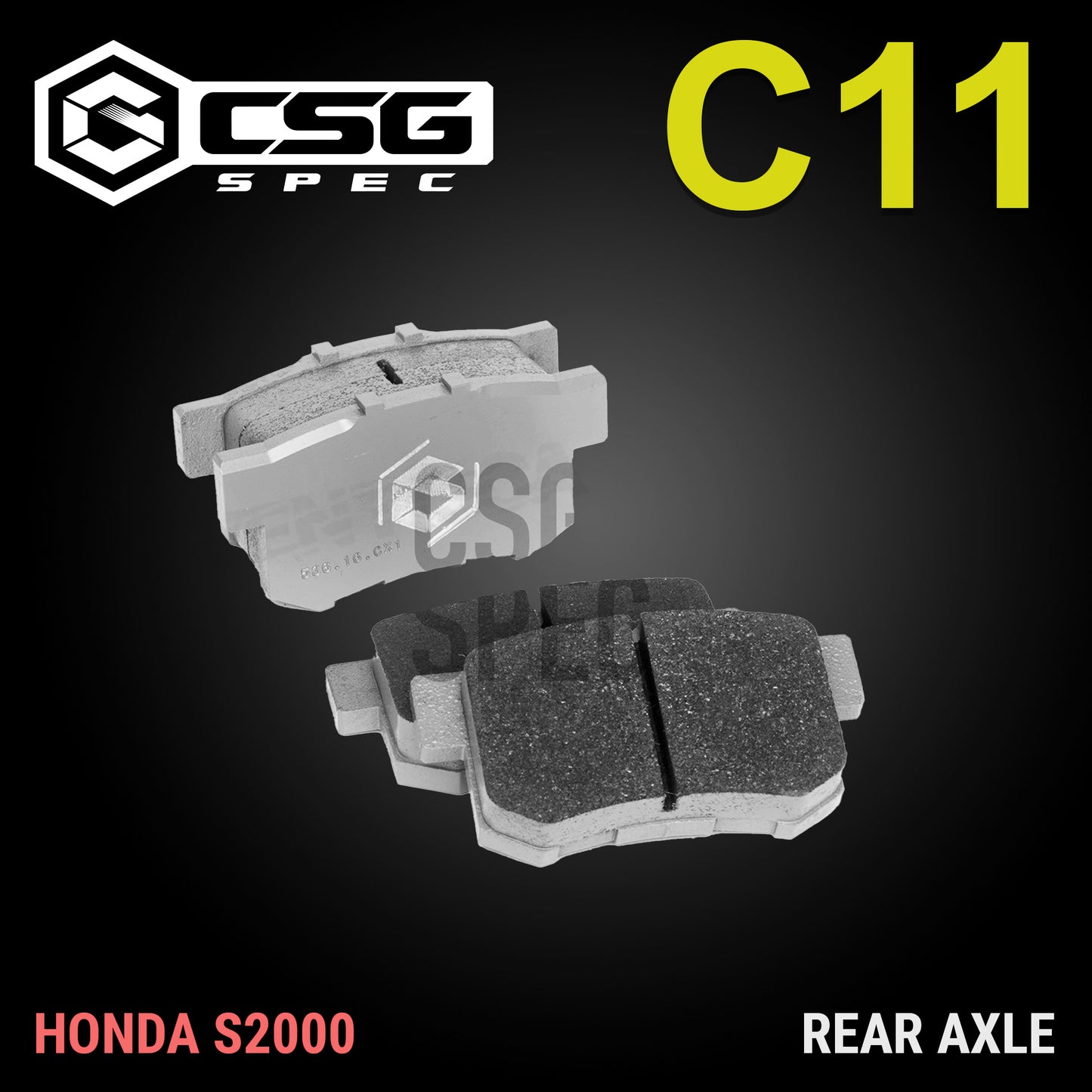 CSG Spec C11 Rear Brake Pads for Honda S2000