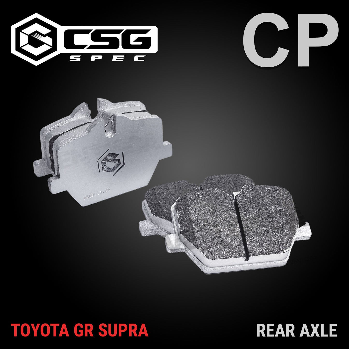 CSG Spec CP Rear Brake Pads for Toyota GR Supra